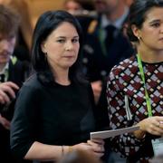 Tysklands tidigare utrikesminister och partiledare för De gröna, Annalena Baerbock. 