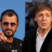 Arkivbild. Ringo Starr och Paul McCartney.