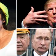 Nadezjda Tolokonnikova, Donald Trump och Vladimir Putin.