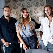 Syskonen Oliver Ingrosso, Bianca Ingrosso och Benjamin Ingrosso.