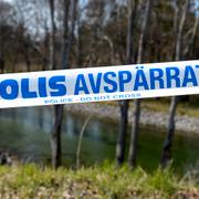 Platsen där den döde 53-åringen hittades.