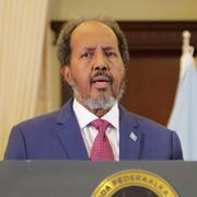 Somalias president Hassan Sheikh Mohamud. 