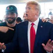 Donald Trump i Miami på tisdagen. Alex Brandon / AP