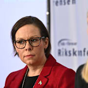 Utrikesminister Maria Malmer Stenergard (M) och Finlands utrikesminister Elina Valtonen.