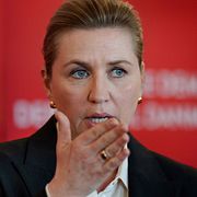 Mette Frederiksen, 10 mars.