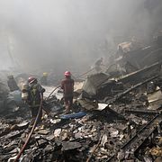 Bilder från Beirut i Libanon under onsdagen.