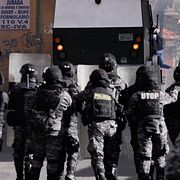 Demonstrationer i La Paz.