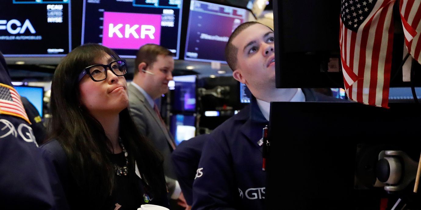 Investeraren Erica Fredrickson på Wall Street.