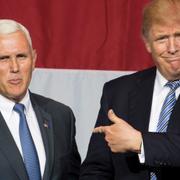 Mike Pence och Donald Trump.