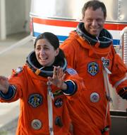 Arkivbild från 2009: Astronauterna Nicole Stott och Christer Fuglesang. John Raoux / TT / NTB Scanpix