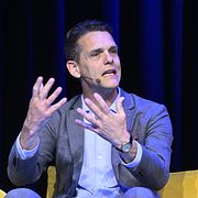 Arkivbild från början av maj: Christofer Fjellner (M) deltar i en paneldiskussion på Visitadagen på Cirkus.