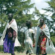 Manifestation i Kenya mot kvinnlig könsstympning.