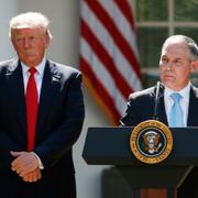 Donald Trump och Scott Pruitt. 