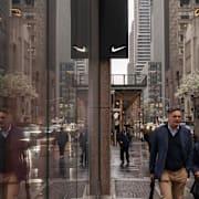 Nikes butik på 5th Avenue i New York. 