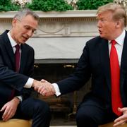 Stoltenberg mötte Trump i Ovala rummet.