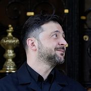 Donald Trump tar emot Volodymyr Zelenskyj på Mar-a-Lago i Florida i december 2025.