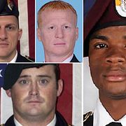 De fyra dödade soldaterna. Bryan C. Black, Jeremiah W. Johnson, David Johnson, Dustin M. Wright. 