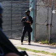 Illustrationsbild på polis i Mexiko.