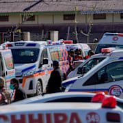 Arkivbild på ambulanser i Baluchistan.