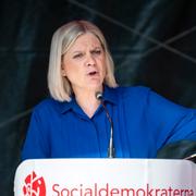 Socialdemokraternas partiledare Magdalena Andersson. 