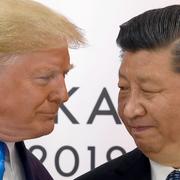 Trump och Xi Jinping.