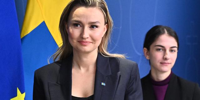 
Energi- och näringsminister Ebba Busch (KD) och klimat- och miljöminister Romina Pourmokhtari (L) under pressträff om åtgärder i de samarbetsprojekt som rör klimat- och energiområdet.
 Claudio Bresciani/TT