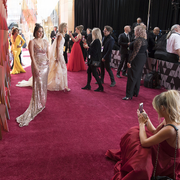 Fotografering på röda mattan vid förra årets Oscarsgala 