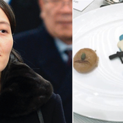 Nordkoreas diktator Kim Jong-Uns lillasyster är på OS/efterrätten ”A Plate of Hope.”