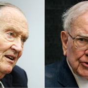 Bogle och Buffett. Arkivbilder.