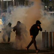 Demonstrationer i Marseille på lördagen.