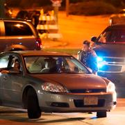 Polisingripande under protesterna i Kenosha