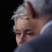EU:s rådsordförande António Costa och EU-kommissionens ordförande Ursula von der Leyen.