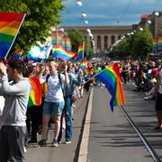 Prideparaden i Göteborg 2016. 