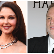 Skådespelaren Ashley Judd samt filmproducenten Harvey Weinstein.