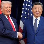 Trump och Xi.