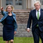 Magdalena Andersson/Boris Johnson.