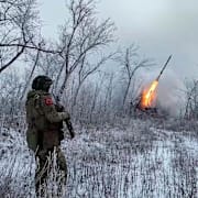 Rysk soldat i Ukraina.