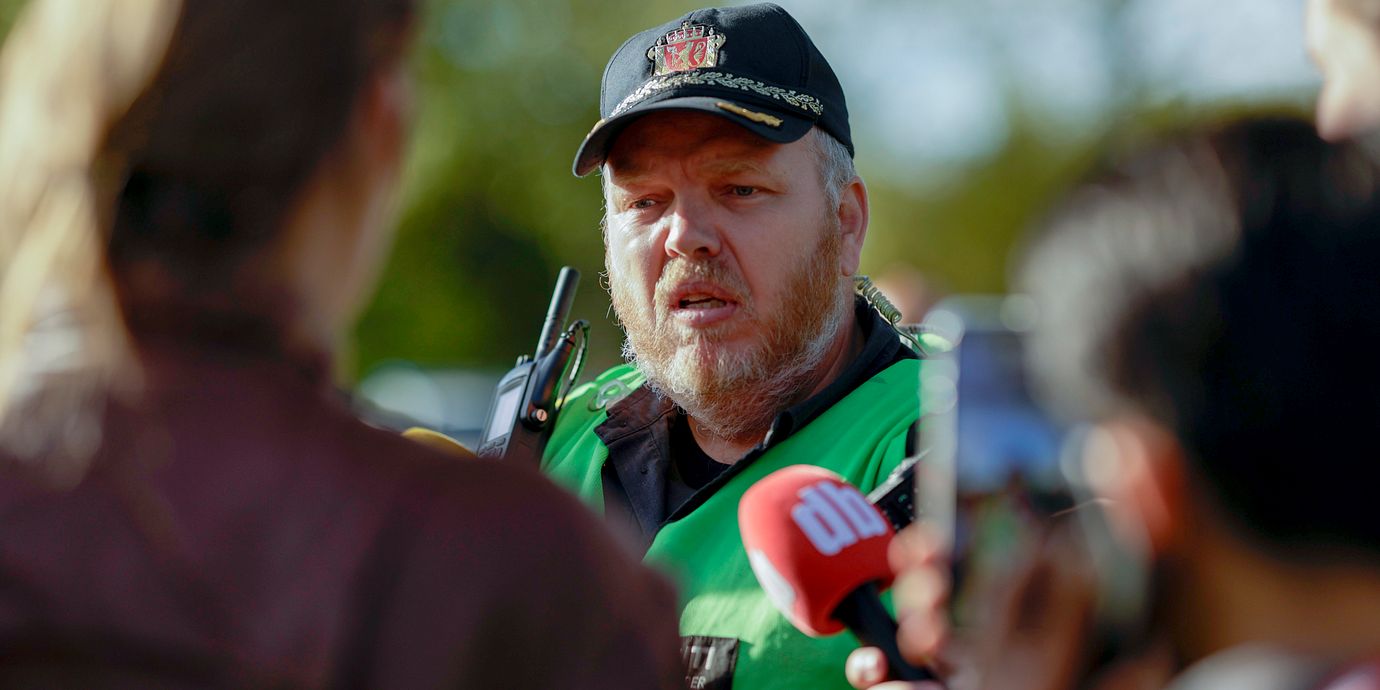 Polisens insatsledare Wilhelm Bjølseth.