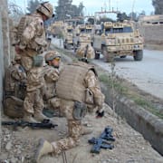 Brittiska soldater i Afghanistan, 2010.