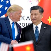 Donald Trump och Xi Jinping i juni 2019. 