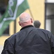 Nordiska motståndsrörelsen NMR. Arkivbild.
