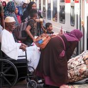 Sudanska flyktingar i Kairo, 12 juli.