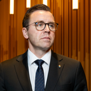 Per Eleblad och finansminister Elisabeth Svantesson (M).