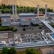 Arkivbild: Gaslager i Tyskland. 