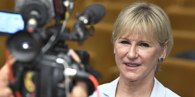 Margot Wallström. TT. 