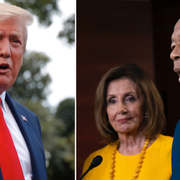 Donald Trump, Nancy Pelosi och Elijah Cummings.