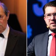 Emerich Roth (t v), Jimmie Åkesson (SD) (t h).