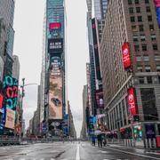 Time Square under pandemin.