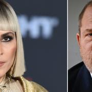 Noomi Rapace och Harvey Weinstein.