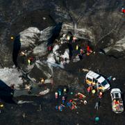 Bild från insatsen i Breidamerkurjökull.